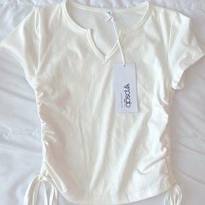 White PSGB Crop White Top